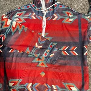 Colorful Geometric Pattern Hoodie